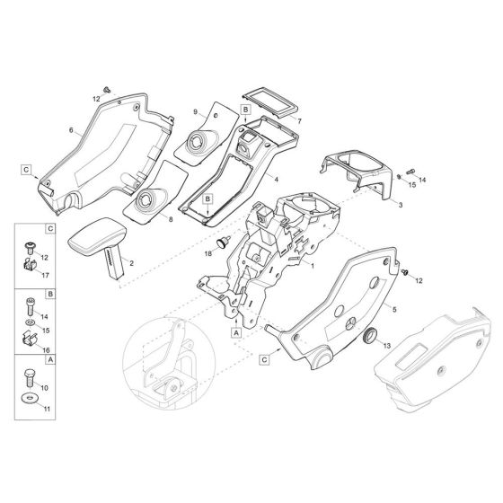 Control Lever for Wacker EZ17-2