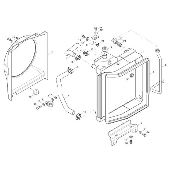 Combi-Cooler Assembly