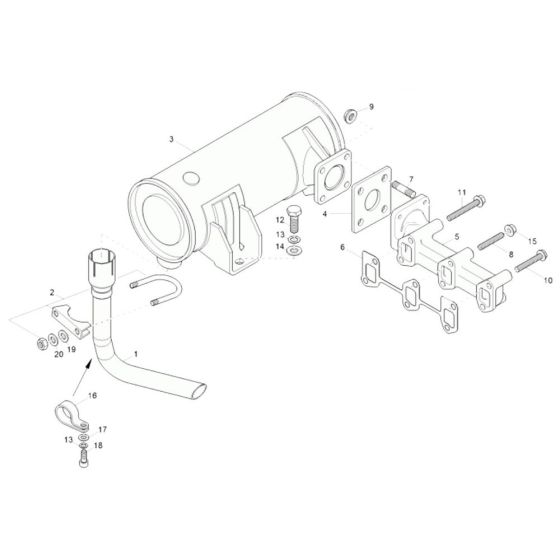 Exhaust Assembly for EZ17