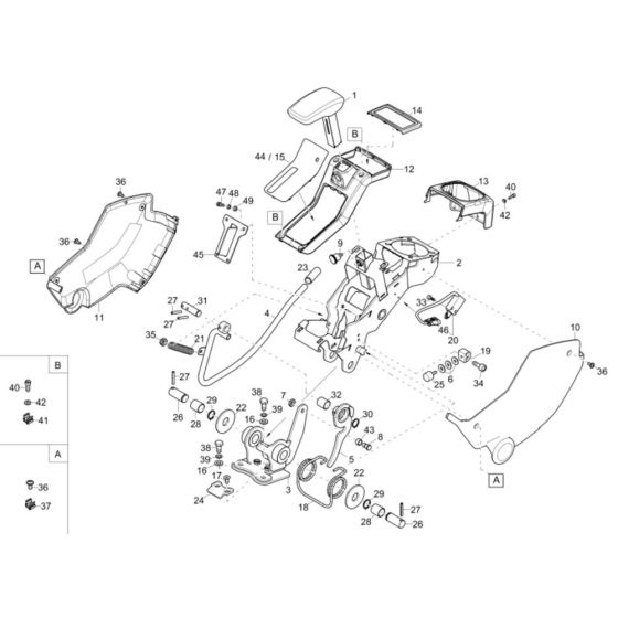 Control Lever Carrier for EZ17
