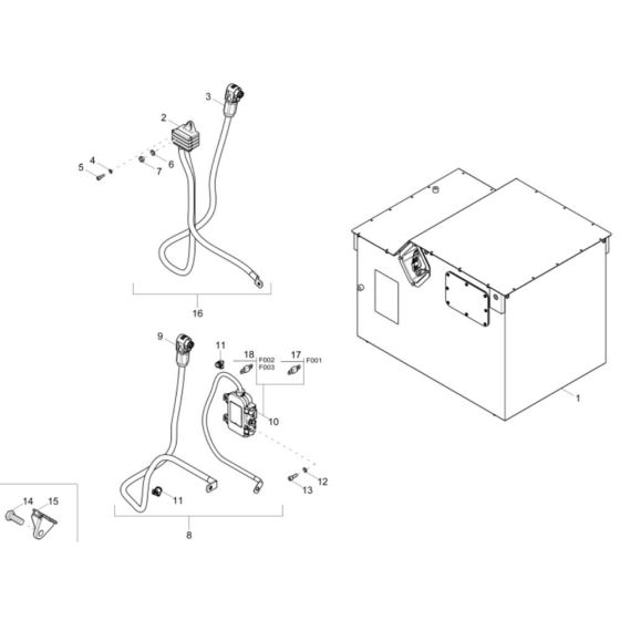 Battery Assembly for EZ17e