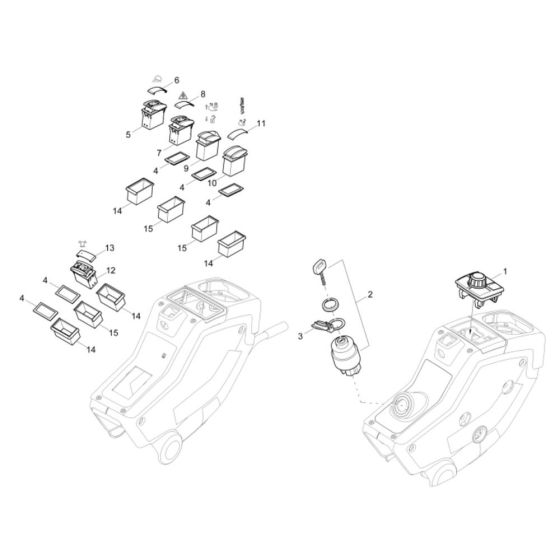 Instrument Panel for Wacker EZ17e
