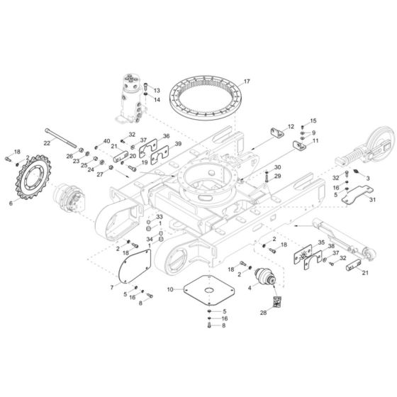 Undercarriage Assembly for EZ17e