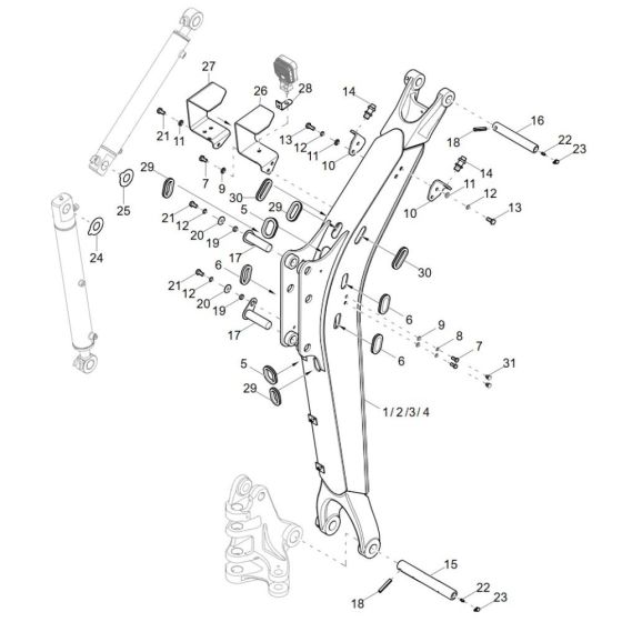 Lift Arm Assembly for EZ17e