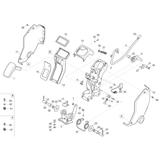 Control Lever Carrier Assembly