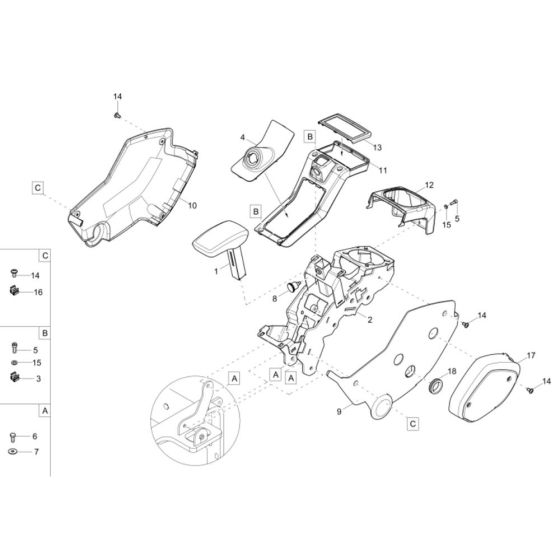Control Lever Carrier Assembly