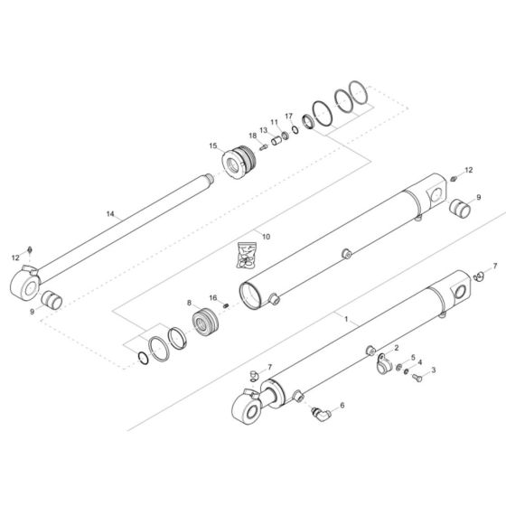 Boom Cylinder Assembly
