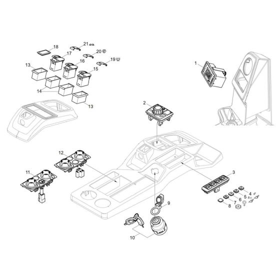 Instrument Panel for Wacker EZ26-2