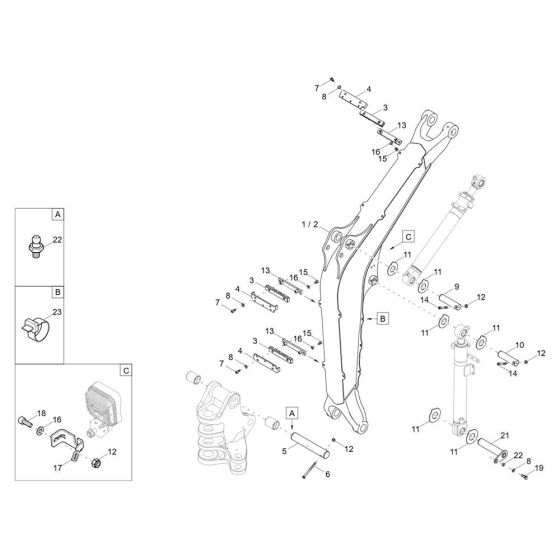 Lift Arm Assembly for EZ26-2