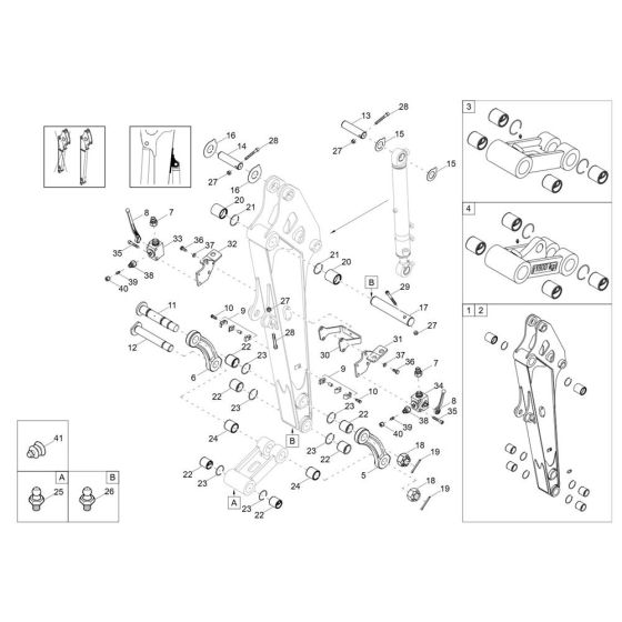 Dipperstick Assembly for EZ26-2