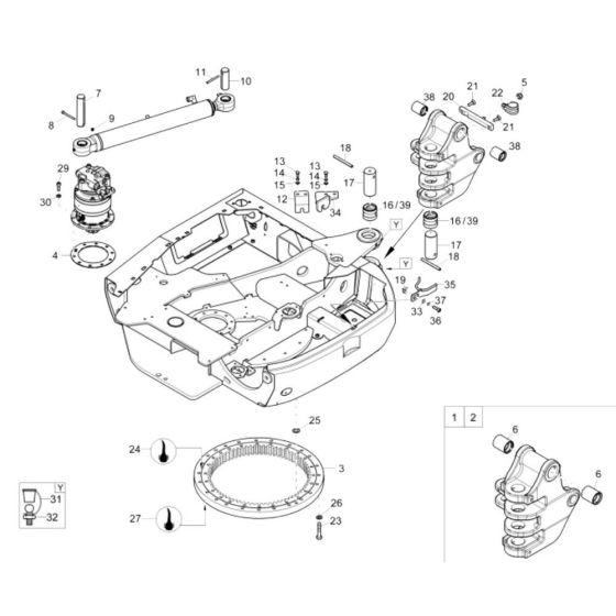 Chassis Assembly for Wacker EZ26