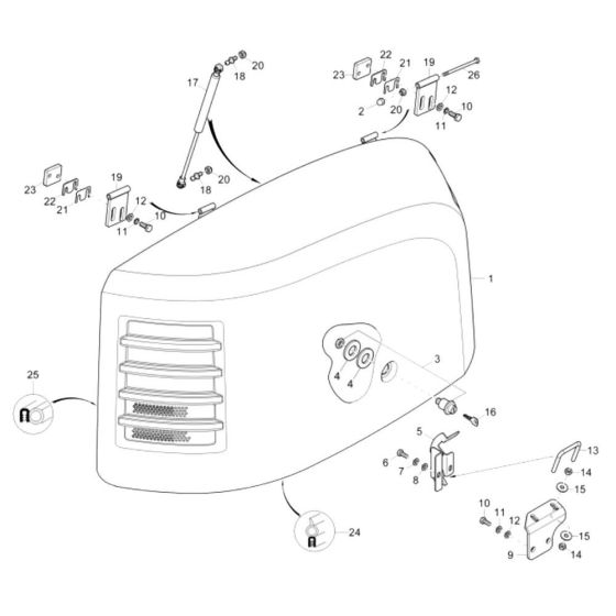 Engine Hood Assembly