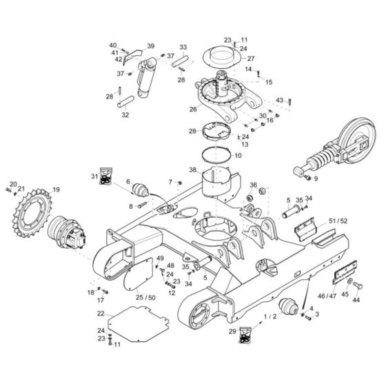 Track Laying Gear for EZ28