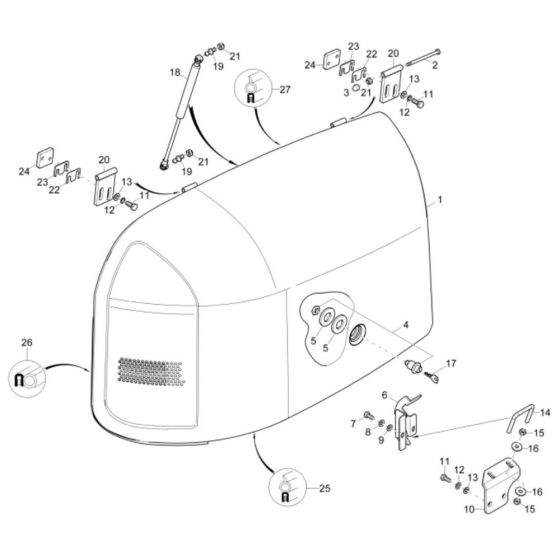 Engine Hood Assembly