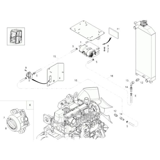 Heating Assembly for Wacker EZ28