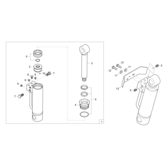Tilt Ram Assembly for EZ36