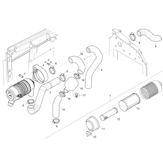 Air Cleaner Assembly for EZ36