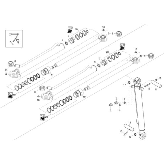 Cylinder Assembly for EZ36