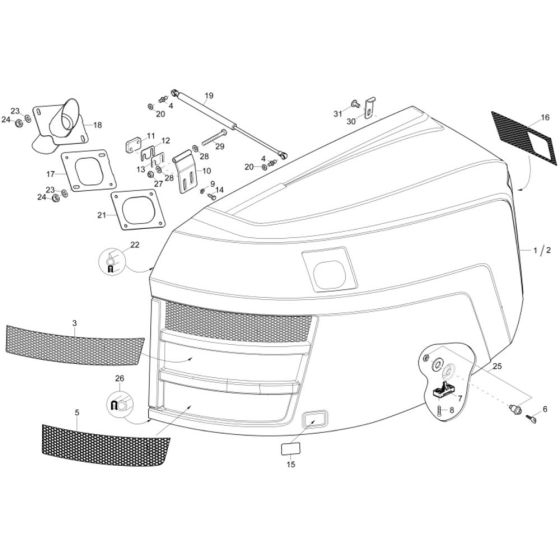 Engine Hood Assembly