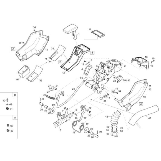 Control Lever Carrier Assembly