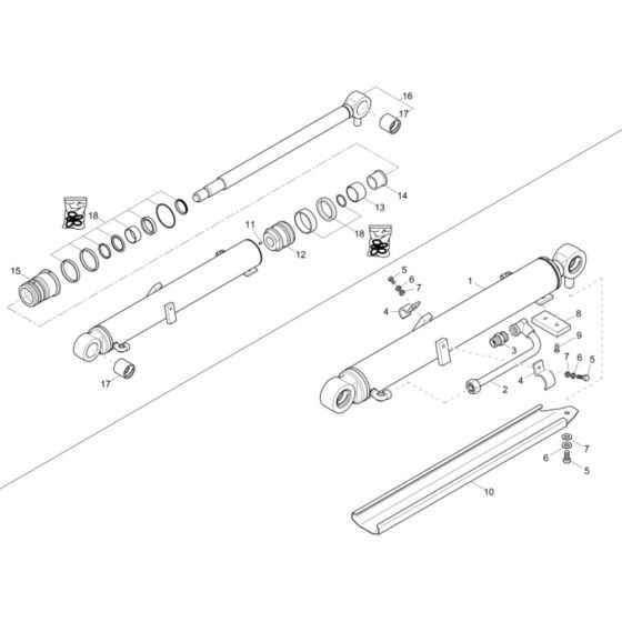 Boom Cylinder Assembly