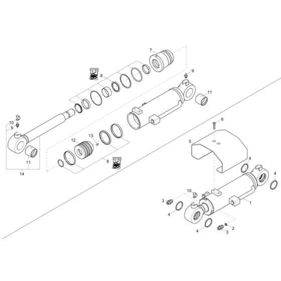 Blade Cylinder Assembly