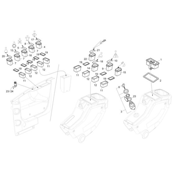 Instrument Panel for Wacker EZ38