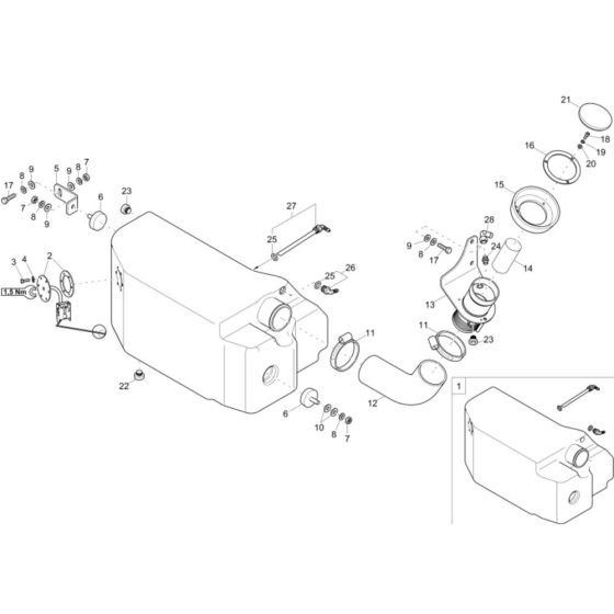 Fuel Tank Assembly for EZ38