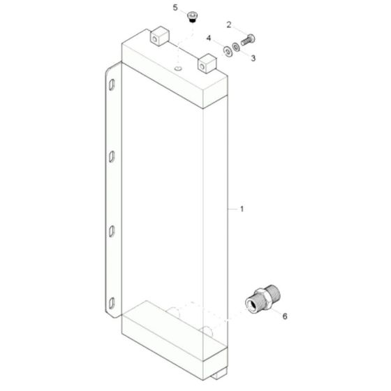 Oil Cooler Assembly for EZ38