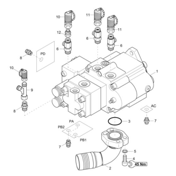 Hydraulic Pump for Wacker EZ38