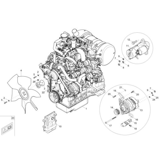Engine Assembly for Wacker EZ50