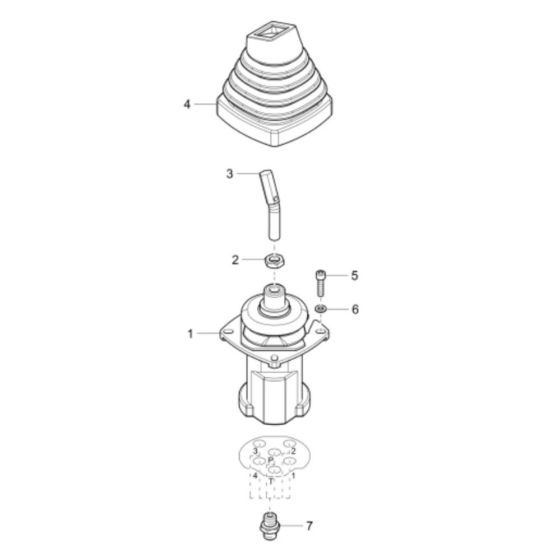 Joystick Assembly for Wacker EZ50