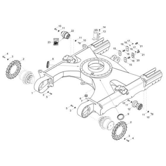 Undercarriage Assembly for EZ50