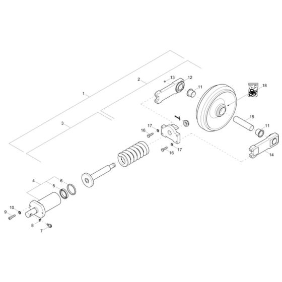 Track Tensioner Assembly