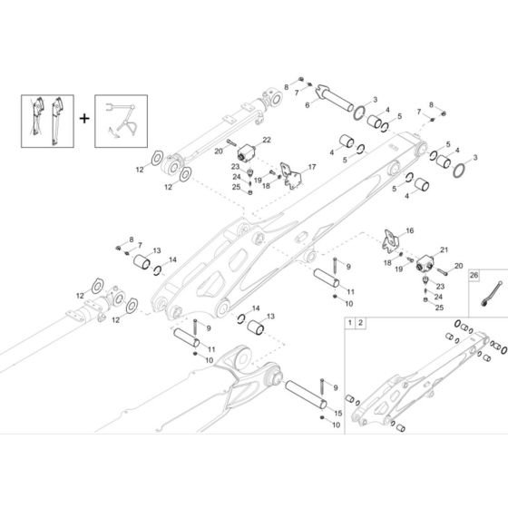 Dipperstick Assembly for EZ50