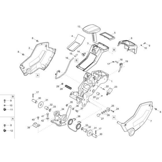 Control Lever Carrier Assembly