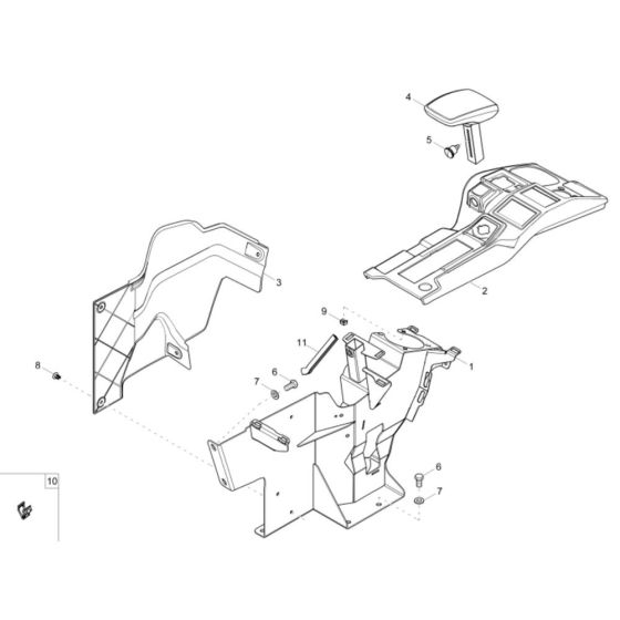 Control Lever Carrier Assembly