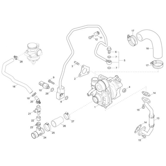 Turbosupercharger Assembly