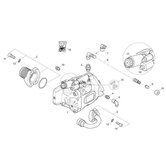 Hydraulic Pump for Wacker EZ50