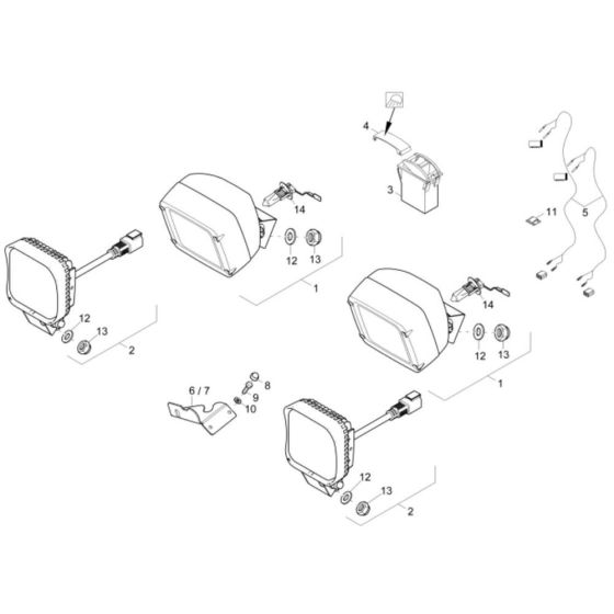 Working Light Assembly