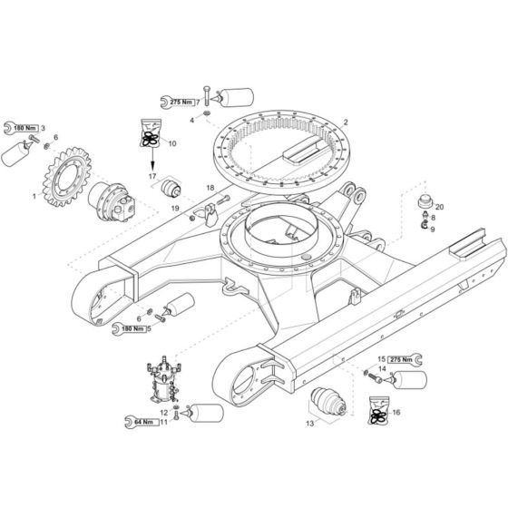 Undercarriage Assembly for EZ53