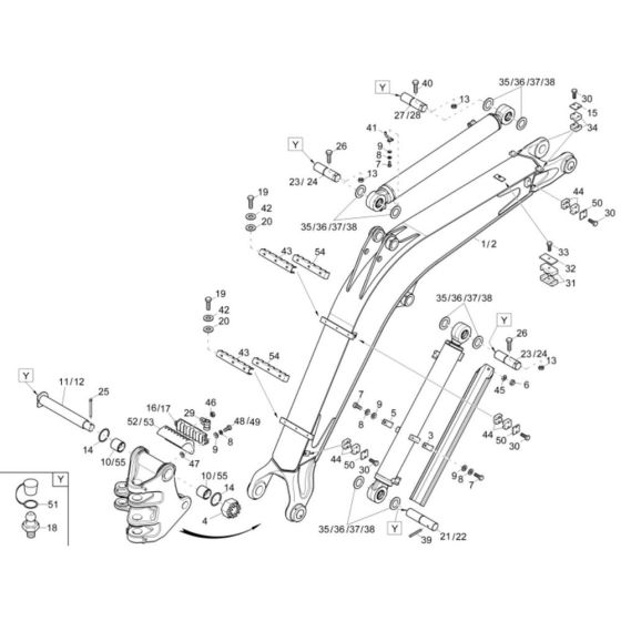 Lift Arm Assembly for EZ53
