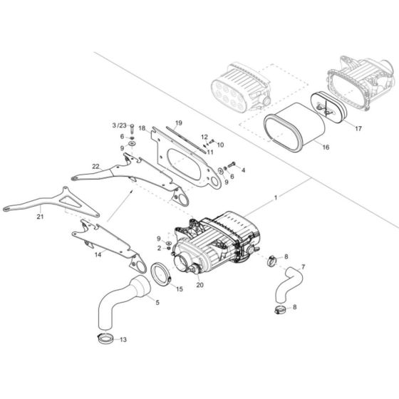 Air Cleaner Assembly for EZ53