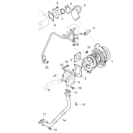 Turbosupercharger Assembly
