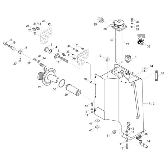 Hydraulic Tank for Wacker EZ80