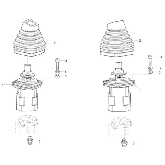 Joystick Assembly for Wacker EZ80
