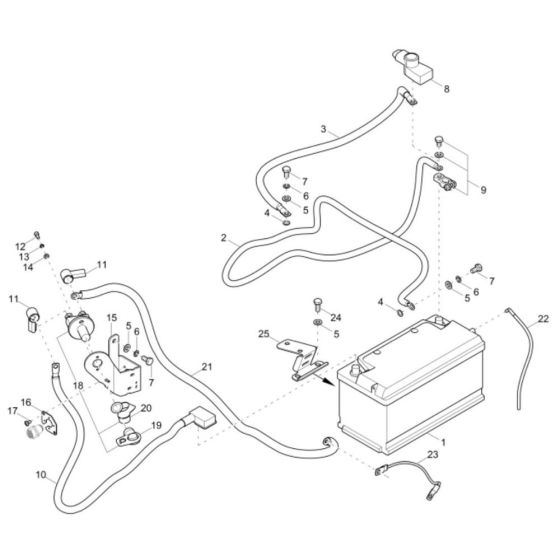 Battery Assembly for Wacker EZ80
