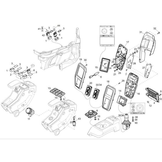 Instrument Panel for Wacker EZ80