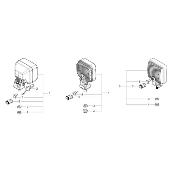 Light Assembly for Wacker EZ80
