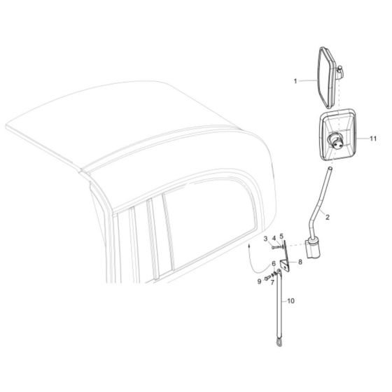 Mirror Assembly for EZ80